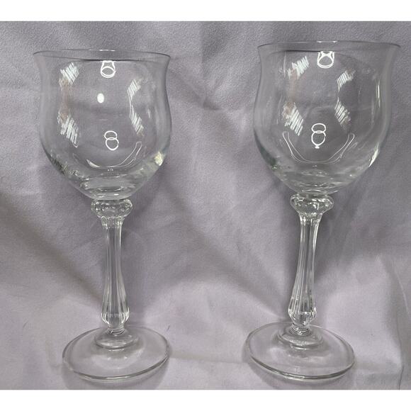 Mikasa Ardmore Wine glasses 7" tall - Picture 1 of 3